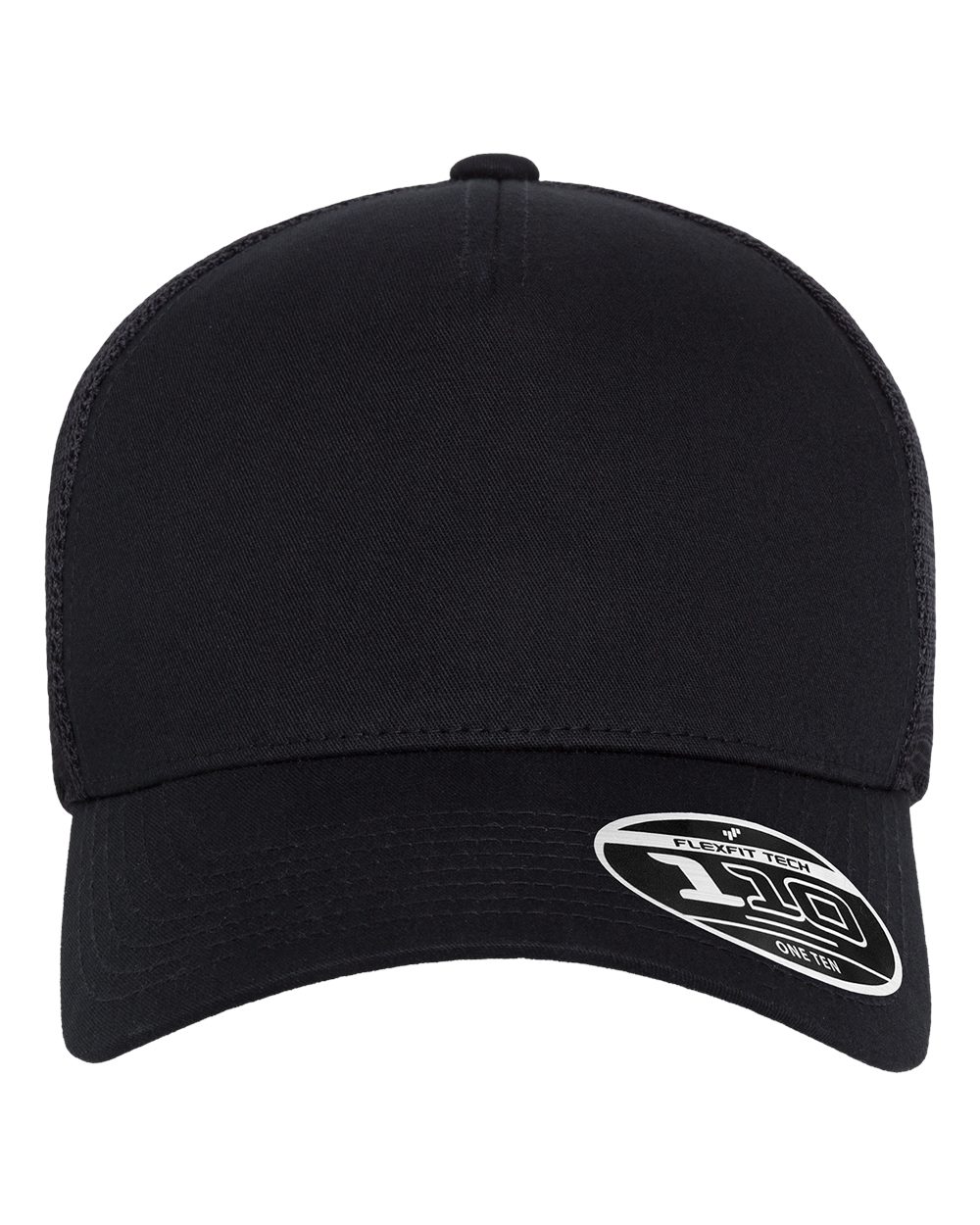 Flexfit 110m5 110 Five-panel Mesh Cap - Black