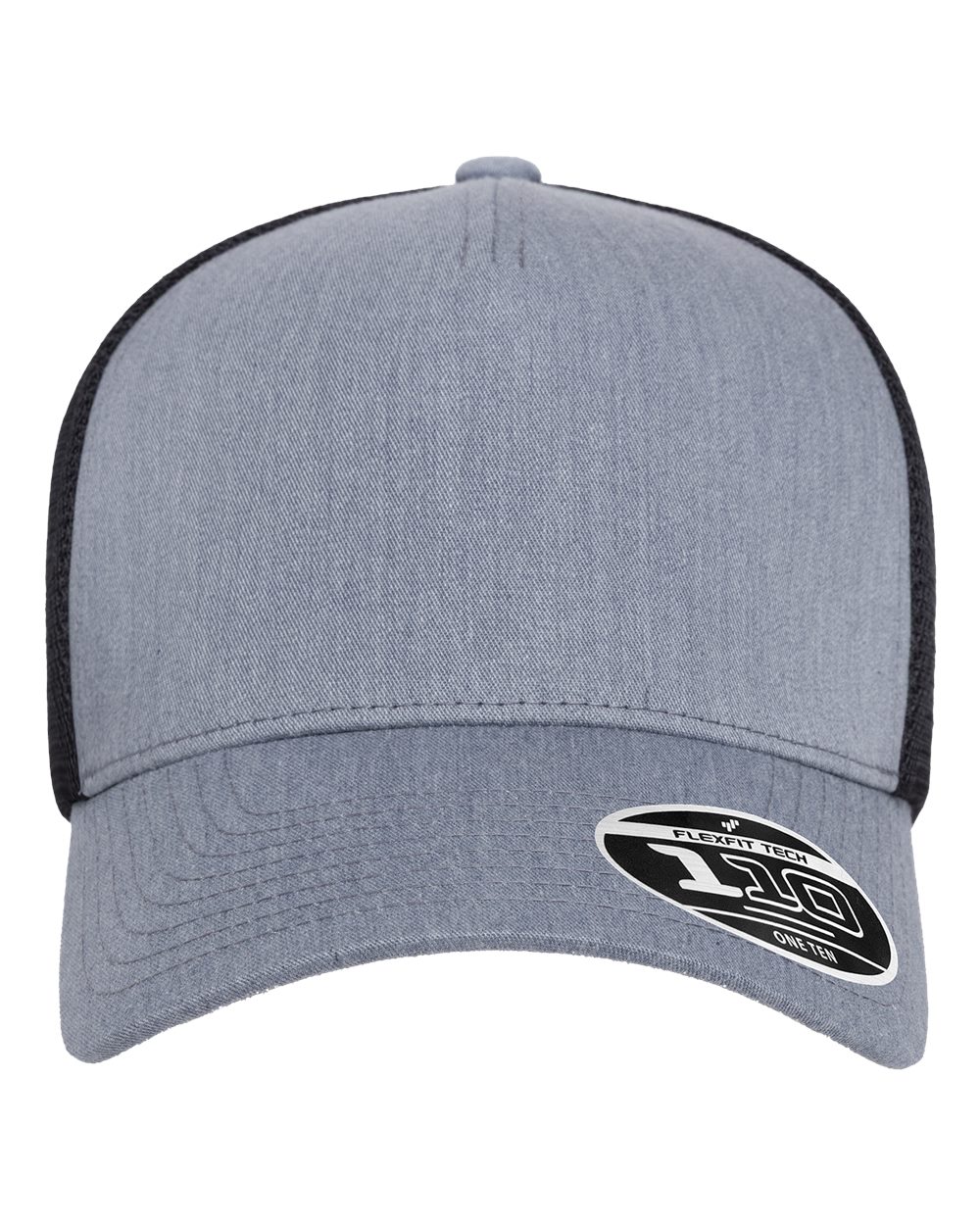 Flexfit 110m5 110 Five-panel Mesh Cap - Heather Grey Black