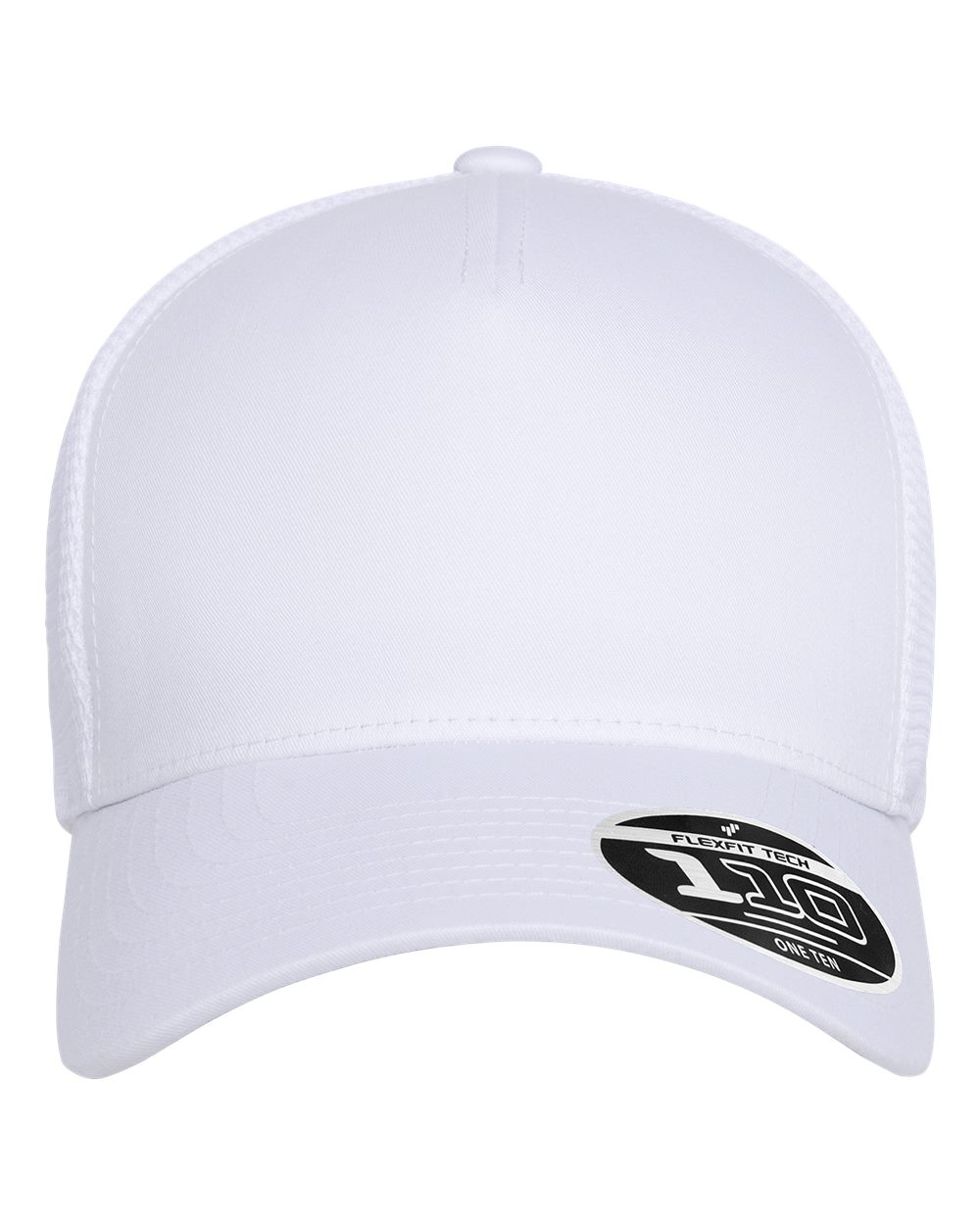 Flexfit 110m5 110 Five-panel Mesh Cap - White