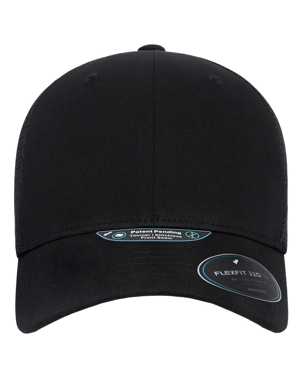 Flexfit 110mnu 110 Nu Mesh Cap - Black