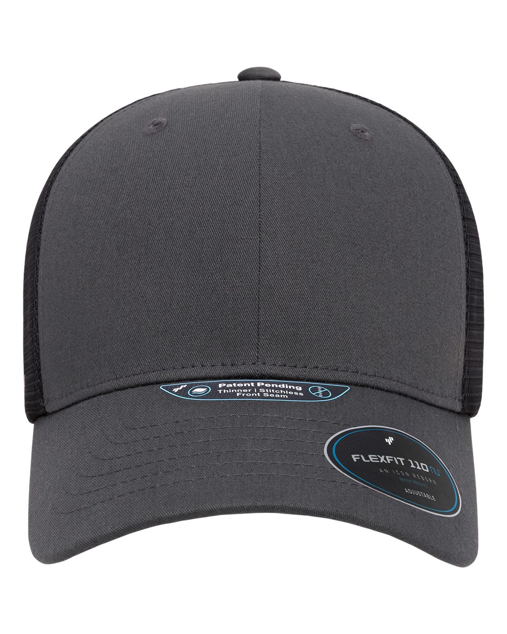 Flexfit 110mnu 110® Nu Mesh Cap - Charcoal Black