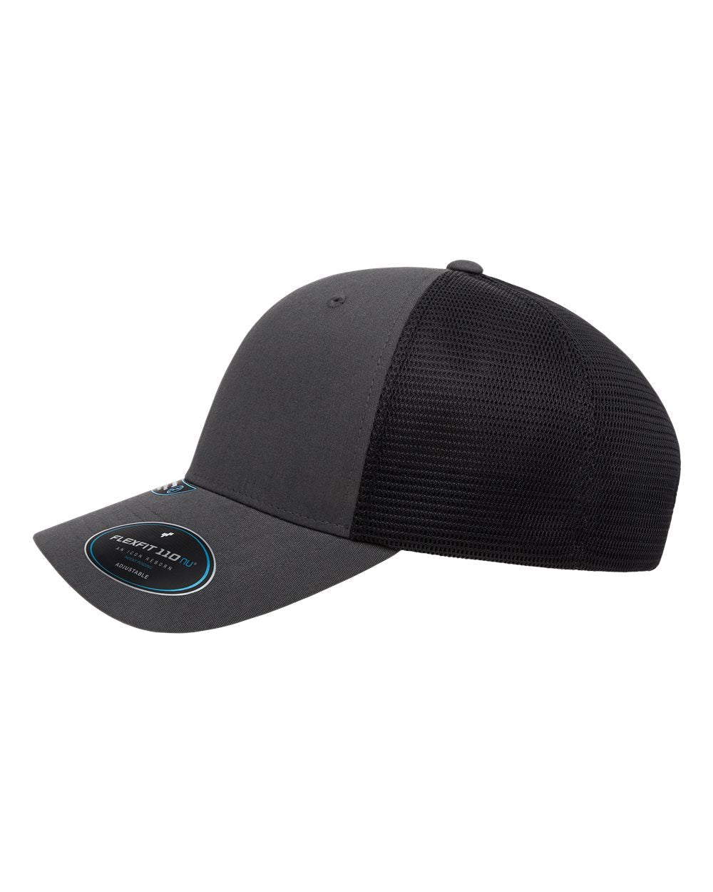 Flexfit 110mnu 110® Nu Mesh Cap - Charcoal Black