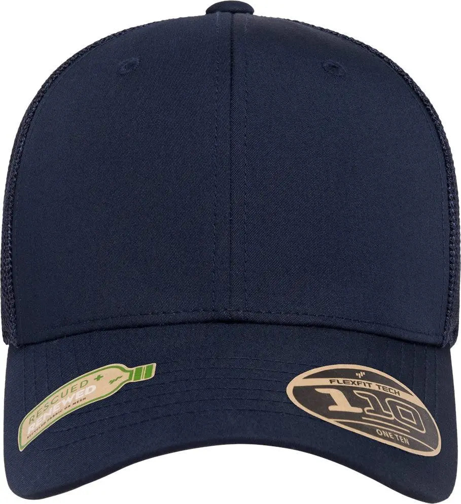 Flexfit 110r 110® Recycled Mesh Cap - Navy - one Size Fits Most