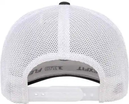 Flexfit 110r 110 Recycled Mesh Cap - Black White - one Size Fits Most
