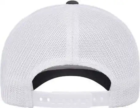 Flexfit 110r 110 Recycled Mesh Cap - Charcoal White - Dark Gray / one Size Fits Most