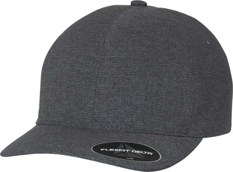Flexfit 180 Delta Seamless Cap - Melange Charcoal - Gray Dark / 6 3/4’’ - 7 1/4’’