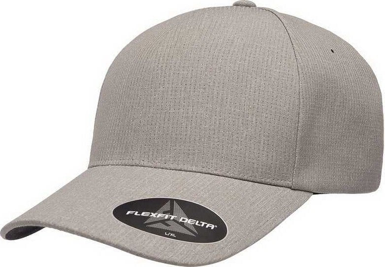 Flexfit 180 Delta Seamless Cap - Melange Silver - Gray Light / 6 3/4’’ - 7 1/4’’