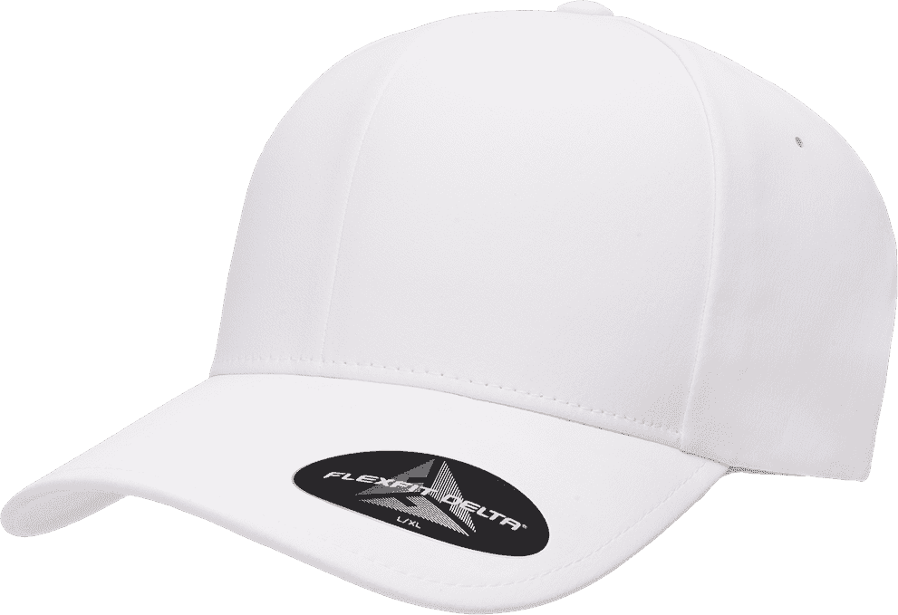 Flexfit 180 Delta Seamless Cap - White - 6 3/4’’ - 7 1/4’’