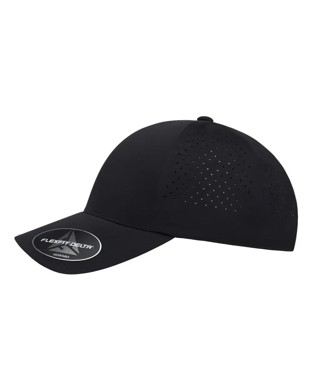 Flexfit 180ap Delta® Snapback Perforated Cap - Black - one Size Fits Most
