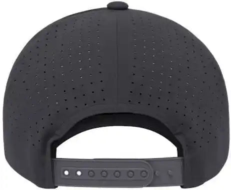 Flexfit 180ap Delta Snapback Perforated Cap - Dark Gray - one Size Fits Most
