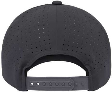 Flexfit 180ap Delta Snapback Perforated Cap - Dark Gray - one Size Fits Most