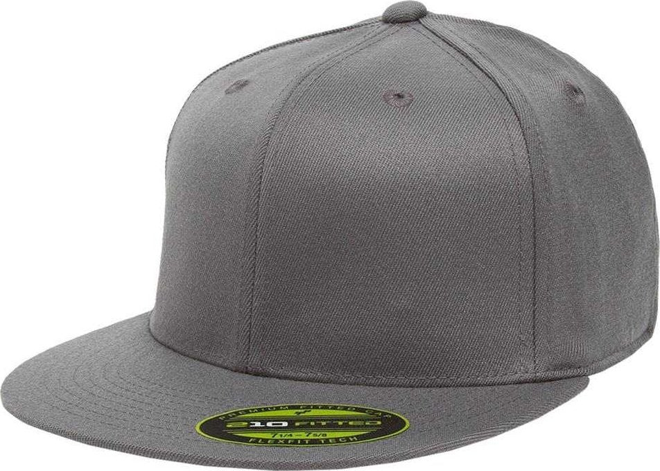 Flexfit 210 Flat Bill Cap - Gray - 6 3/4’’ - 7 1/4’’