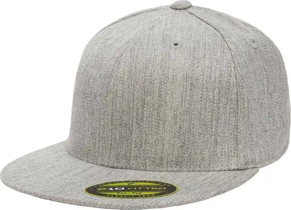 Flexfit 210 Flat Bill Cap Heather Gray / 6 3/4’’ 7 1/4’’