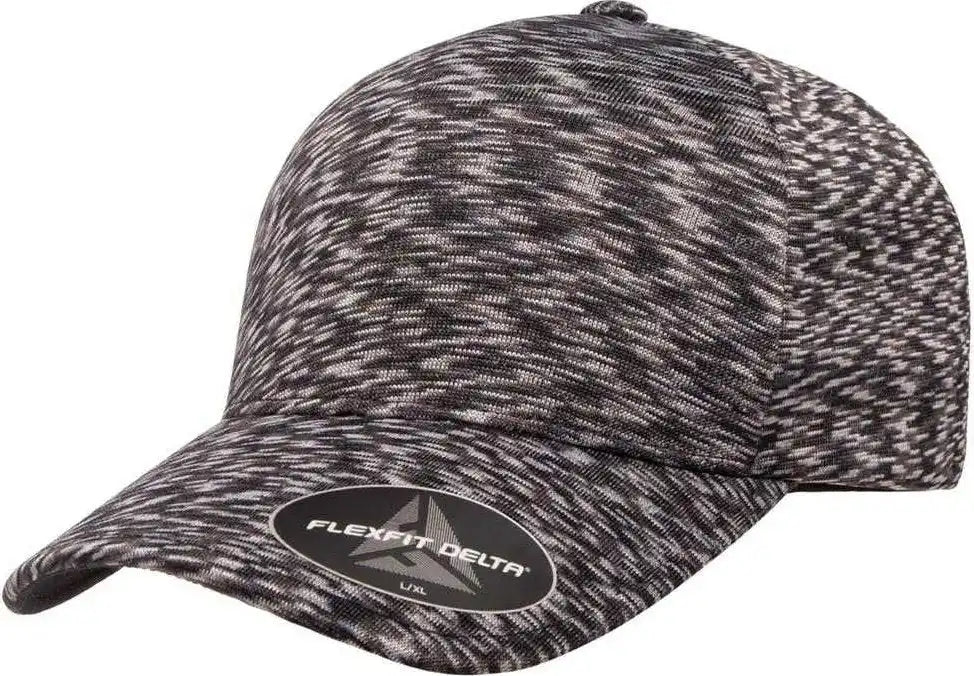 Flexfit 280 Delta Seamless Unipanel Cap - Melange Black - 6 3/4’’ - 7 1/4’’