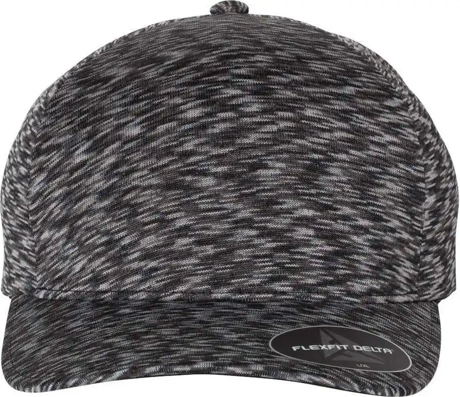 Flexfit 280 Delta Seamless Unipanel Cap - Melange Black