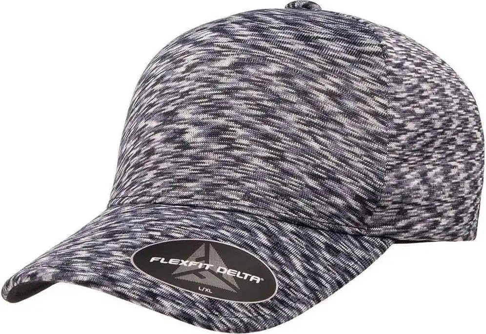 Flexfit 280 Delta Seamless Unipanel Cap - Melange Navy - 6 3/4’’ - 7 1/4’’