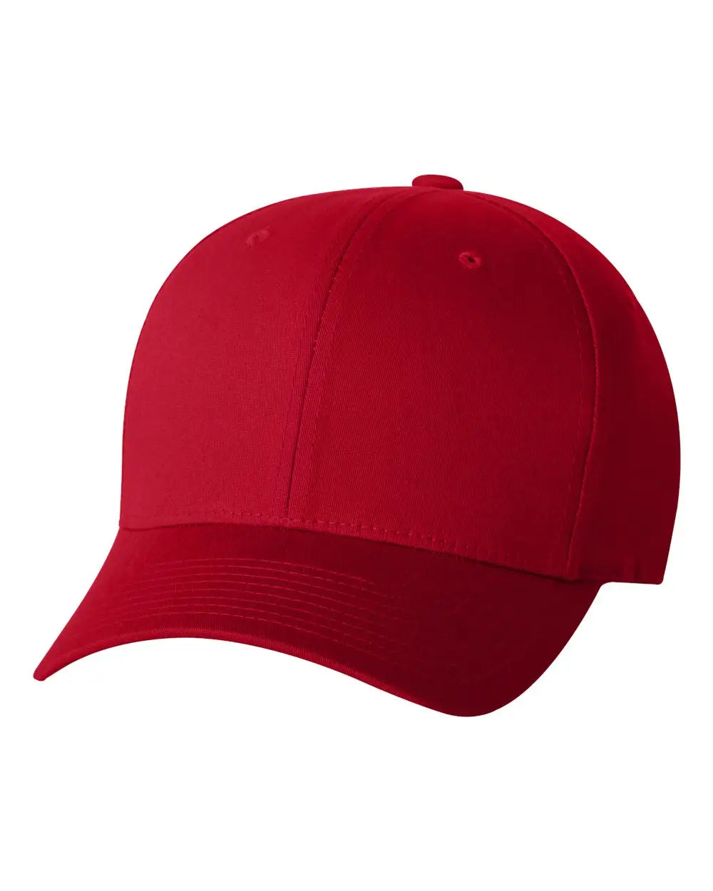 Flexfit 5001y V- Cotton Twill Cap - 5001 - Red