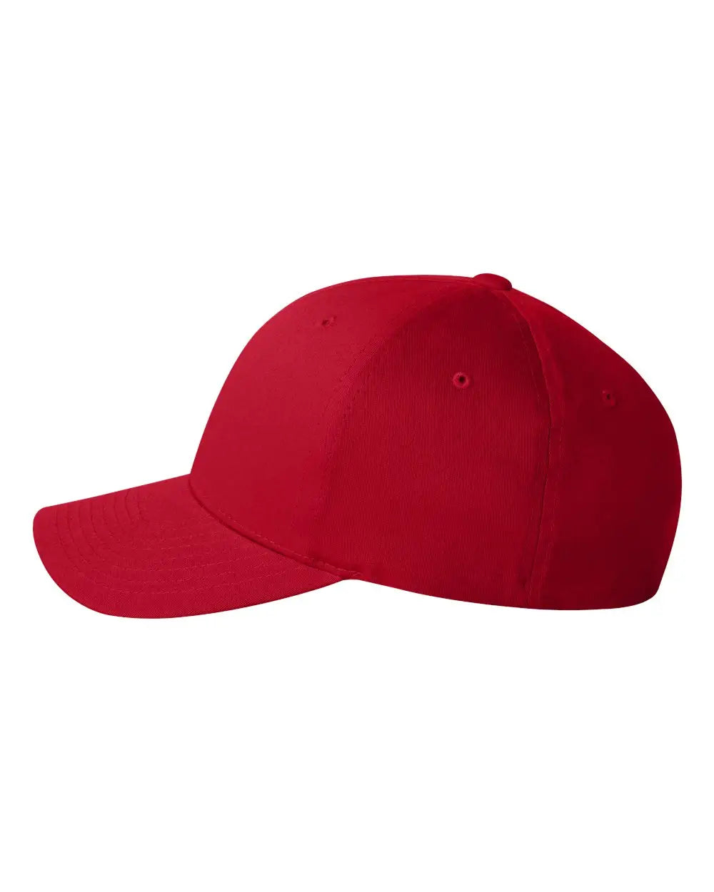 Flexfit 5001y V- Cotton Twill Cap - 5001 - Red - S/m