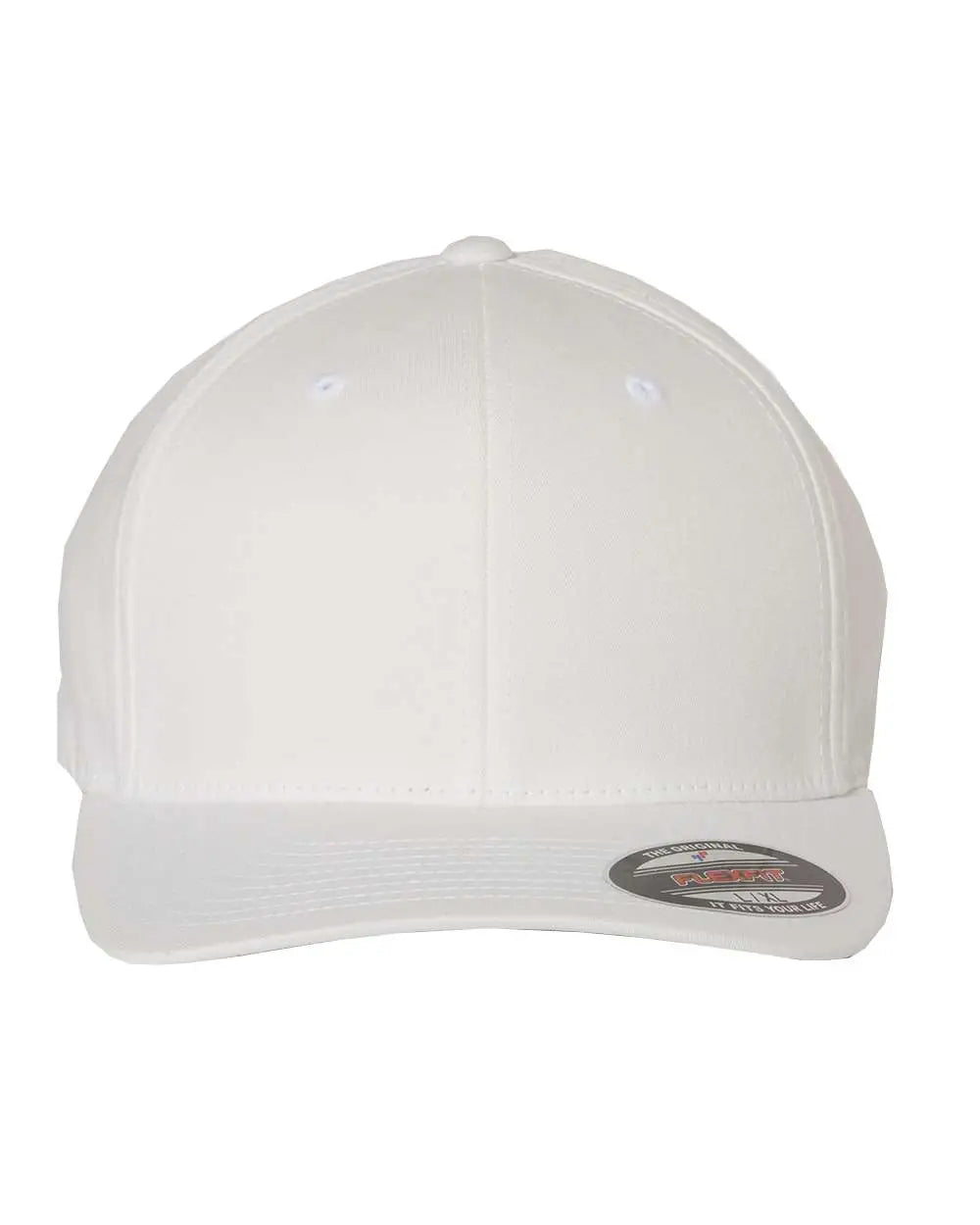 Flexfit 5001y V- Cotton Twill Cap - 5001 - White