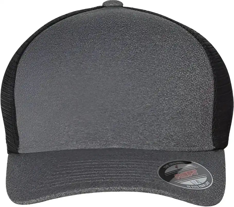 Flexfit 5511up Unipanel Trucker Cap Heather Grey Black Gray / 6 3/4’’ 7 1/4’’