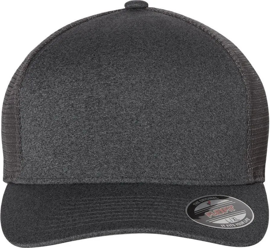 Flexfit 5511up Unipanel™ Trucker Cap - Melange Dark Grey - Gray / S/m