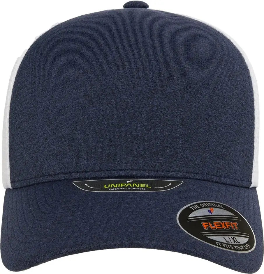 Flexfit 5511up Unipanel™ Trucker Cap - Melange Navy White - S/m