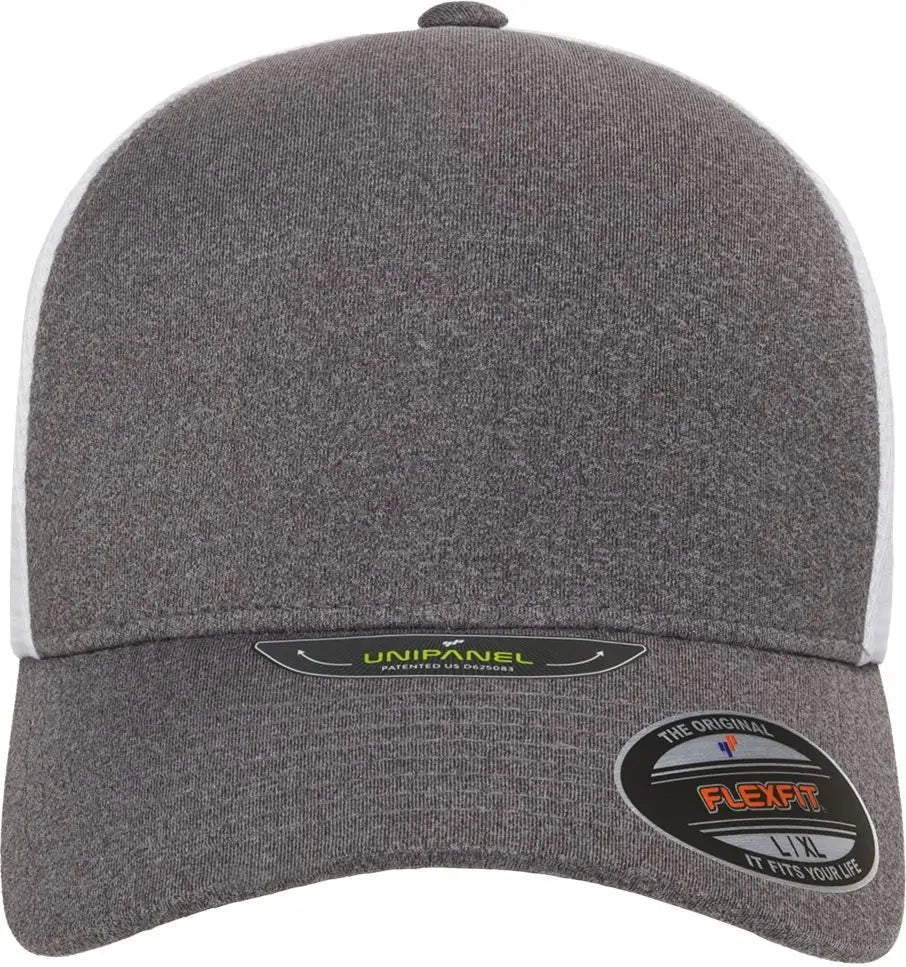 Flexfit 5511up Unipanelâ„¢ Trucker Cap - Melange Heather White