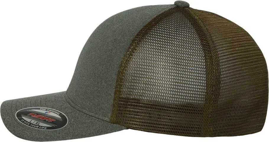 Flexfit 5511up Unipanelâ„¢ Trucker Cap - Melange Olive