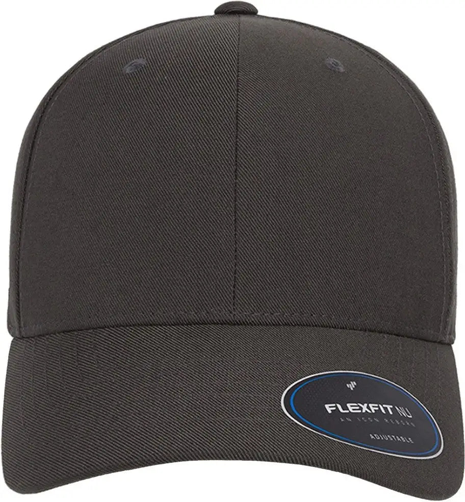 Flexfit 6110nu Nu® Adjustable Cap - Dark Grey - Gray / one Size Fits Most