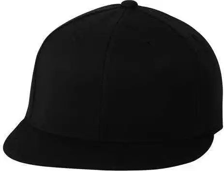Flexfit 6210ff 210 Flat Bill Cap Black / S/m