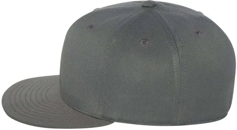 Flexfit 6210ff 210® Flat Bill Cap - Dark Grey