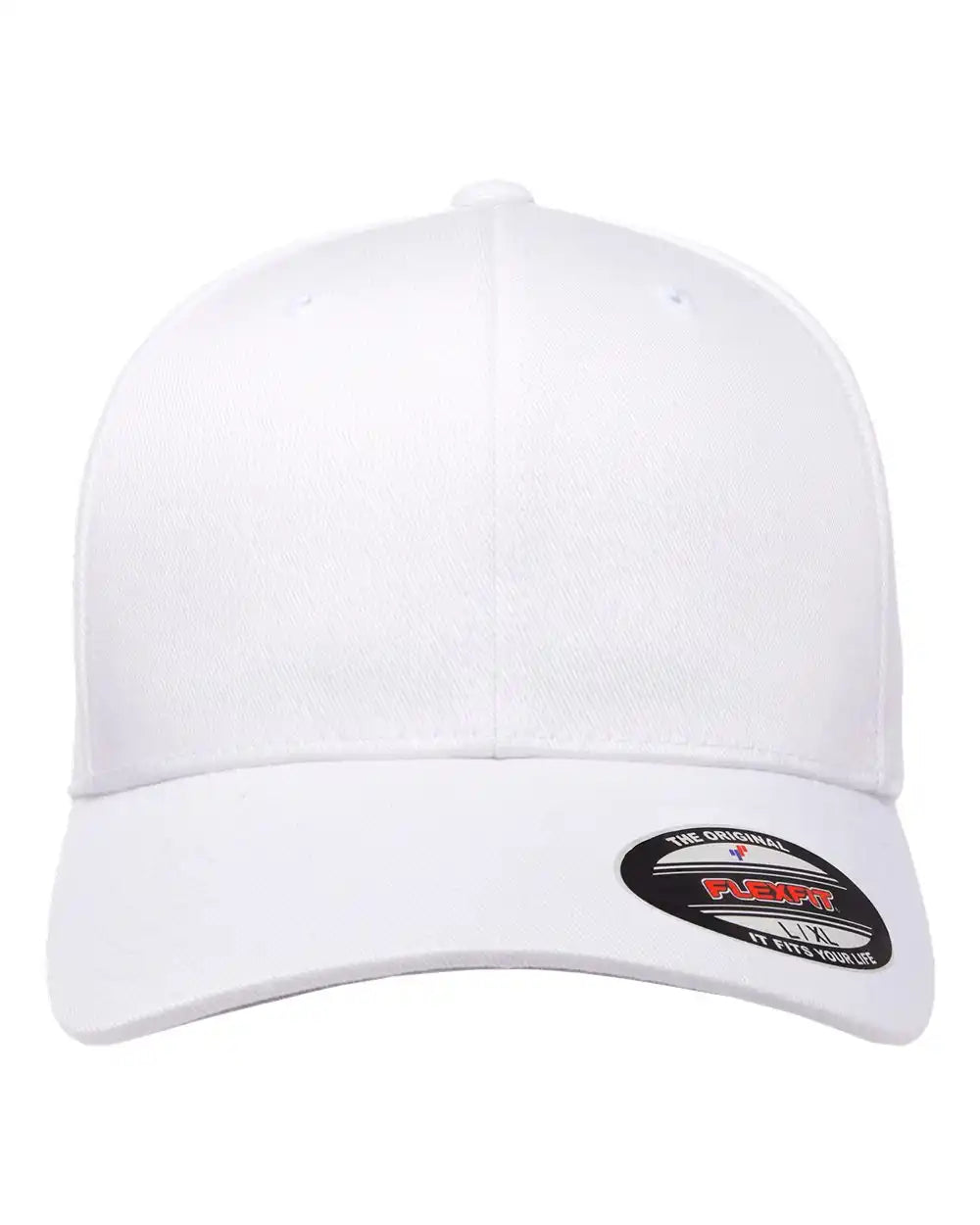 Flexfit 6277 Cotton Blend Cap - White - S/m