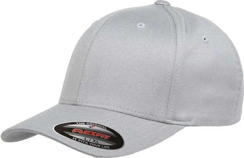 Flexfit 6277 Twill Cap - Silver - Light Gray / 6 3/4’’ - 7 1/4’’