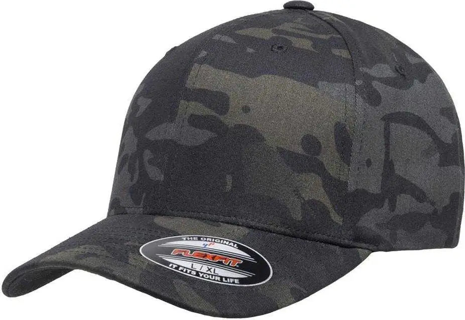 Flexfit 6277mc Multicam Twill Cap - Black