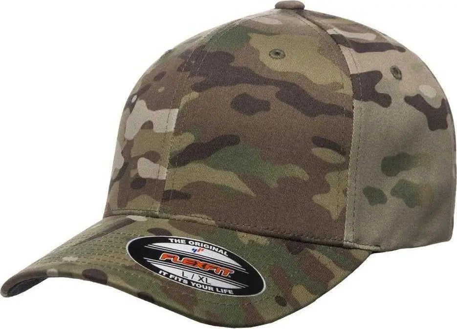 Flexfit 6277mc Multicam Twill Cap - Green