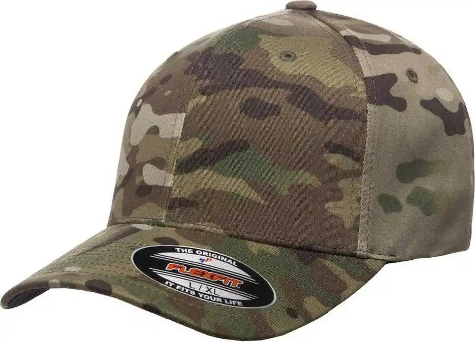 Flexfit 6277mc Multicam Twill Cap - Multicam Green - Multi-colored / 6 3/4’’ - 7 1/4’’