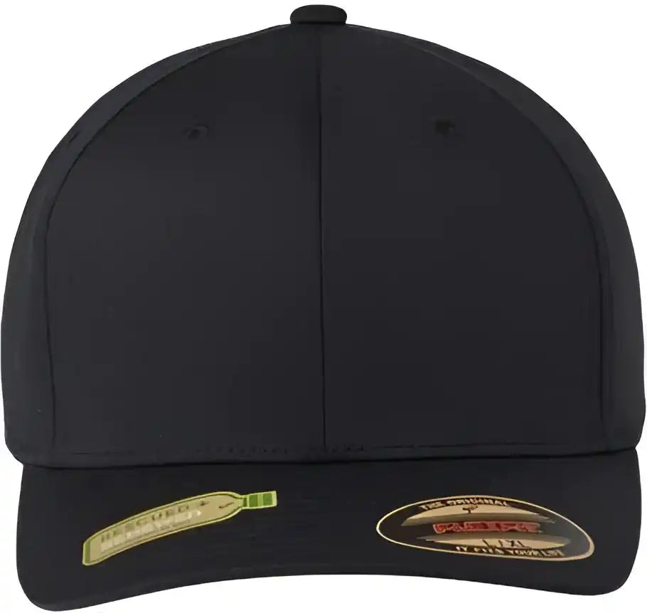 Flexfit 6277r Sustainable Polyester Cap Black / L/xl
