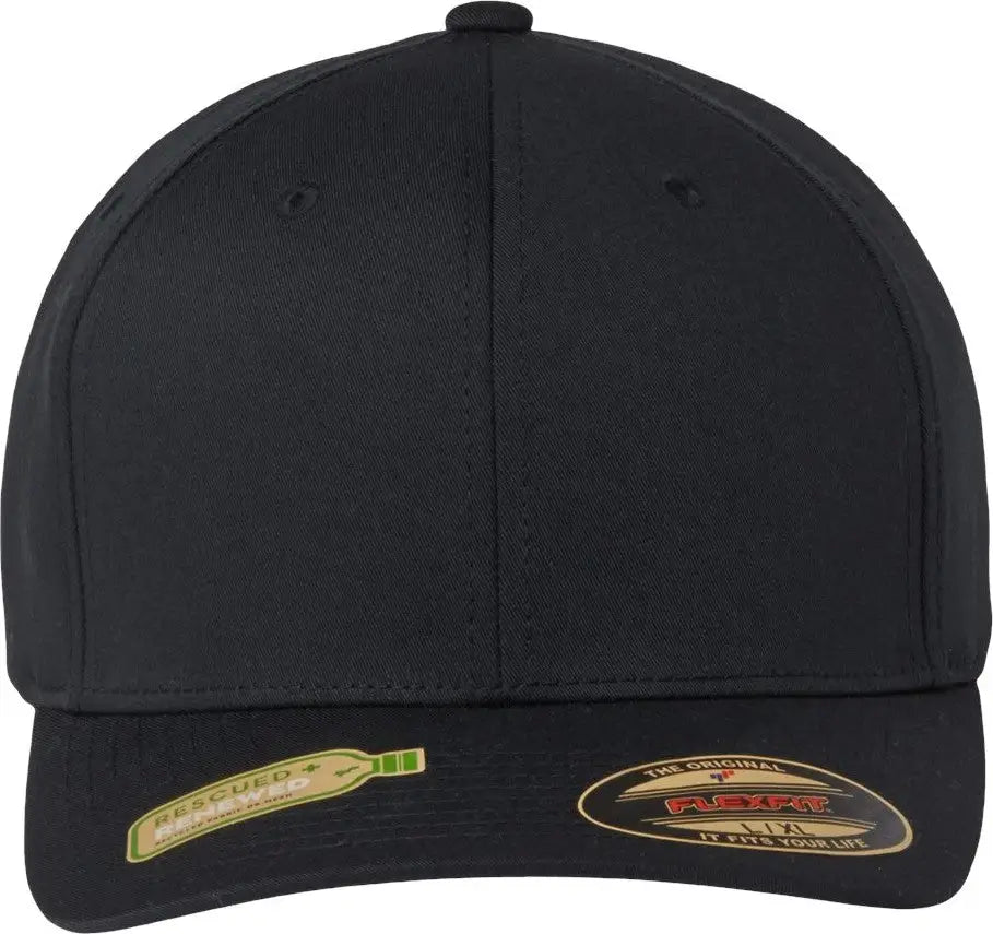 Flexfit 6277r Sustainable Polyester Cap - Black - S/m