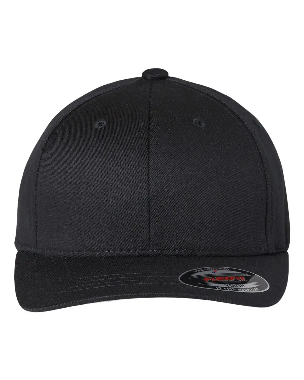 Flexfit 6277y Youth Cotton Blend Cap - Black - one Size Fits Most