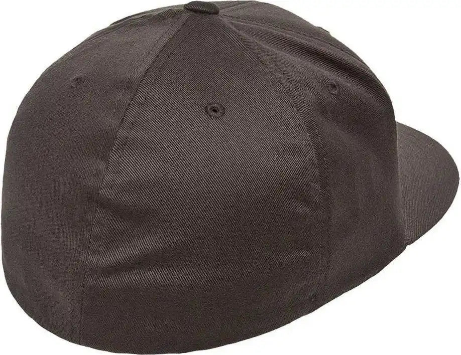 Flexfit 6297f Pro-baseball on Field Flat Bill Cap - Dark Gray