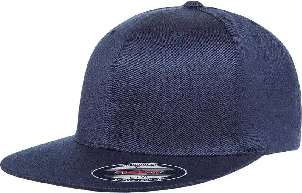 Flexfit 6297f Pro-baseball on Field Flat Bill Cap - Navy - 6 3/4’’ - 7 1/4’’