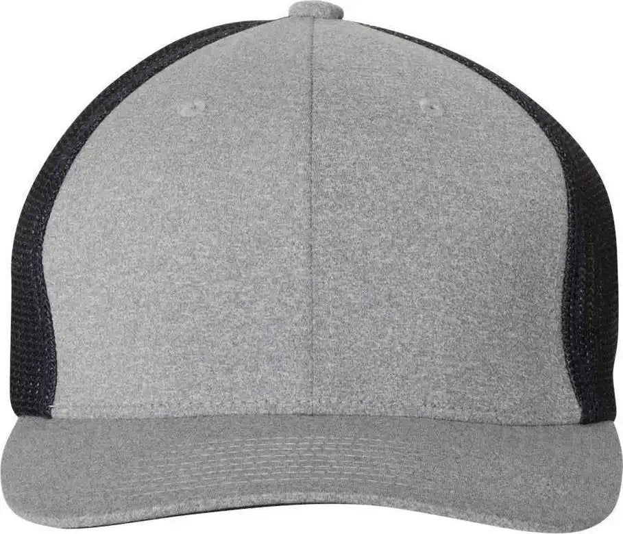 Flexfit 6311 Melangee Trucker Cap - Heather Gray Navy - 6 7/8’’ - 7 1/2’’