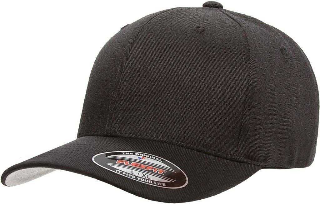 Flexfit 6477 Wool-blend Cap - Black - 6 3/4’’ - 7 1/4’’