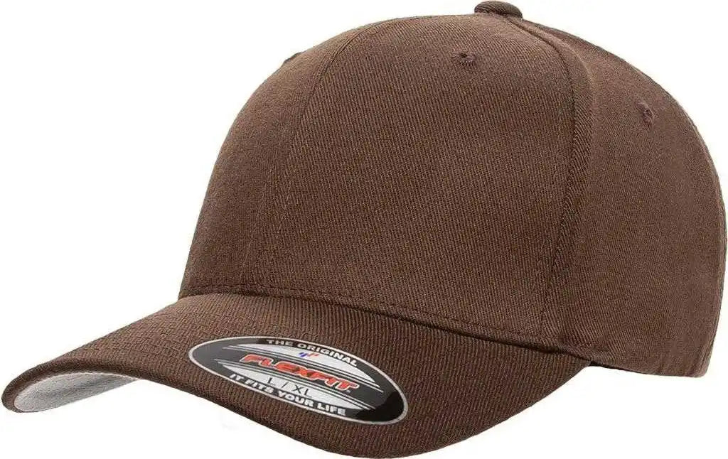 Flexfit 6477 Wool-blend Cap - Brown - 6 3/4’’ - 7 1/4’’