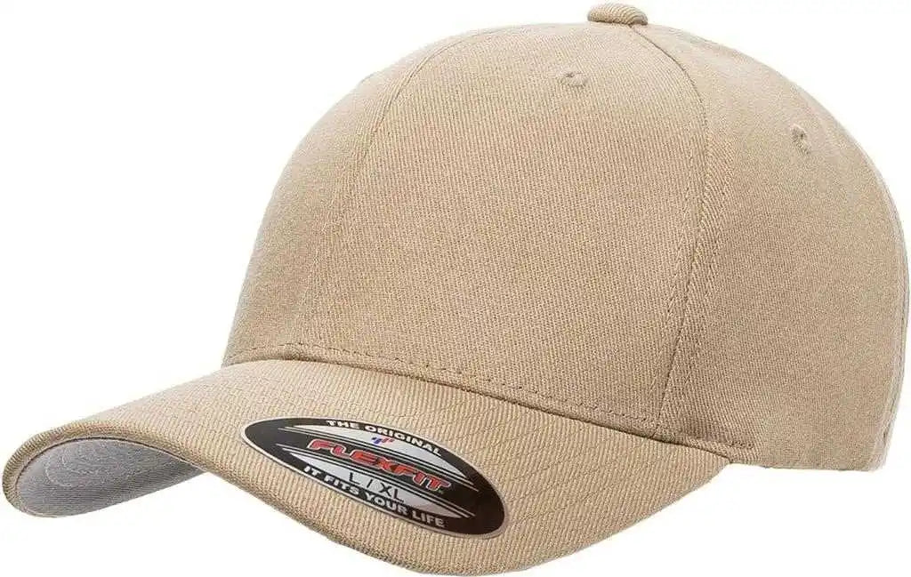 Flexfit 6477 Wool-blend Cap - Khaki - 6 3/4’’ - 7 1/4’’