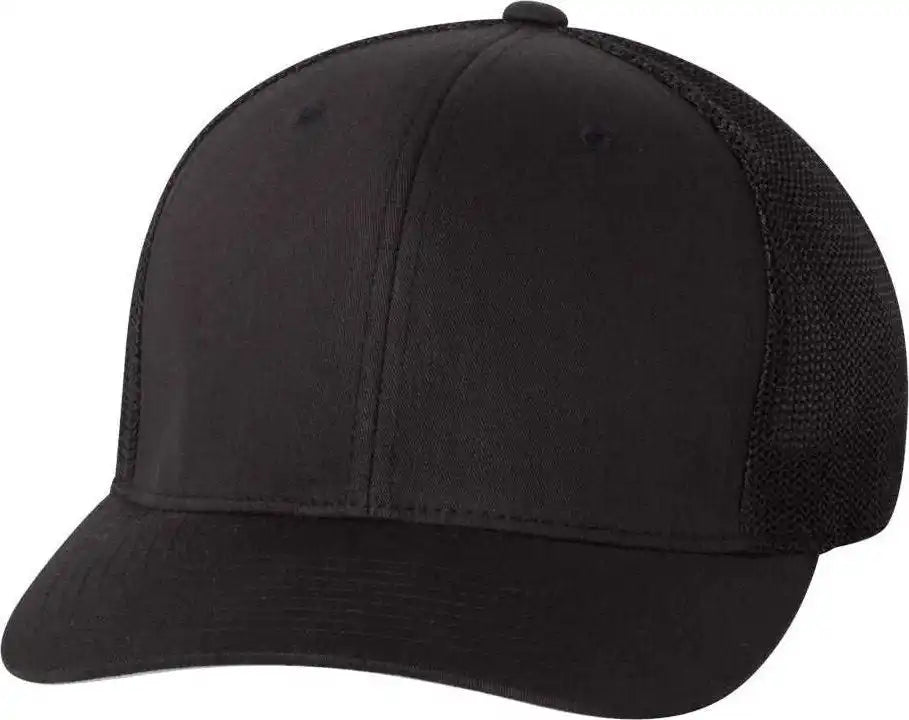 Flexfit 6511 Trucker Cap - Black - 6 7/8’’ - 7 1/2’’