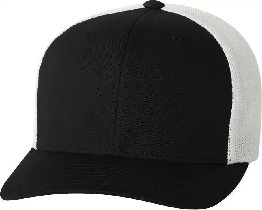 Flexfit 6511 Trucker Cap - Black White - 6 7/8’’ - 7 1/2’’