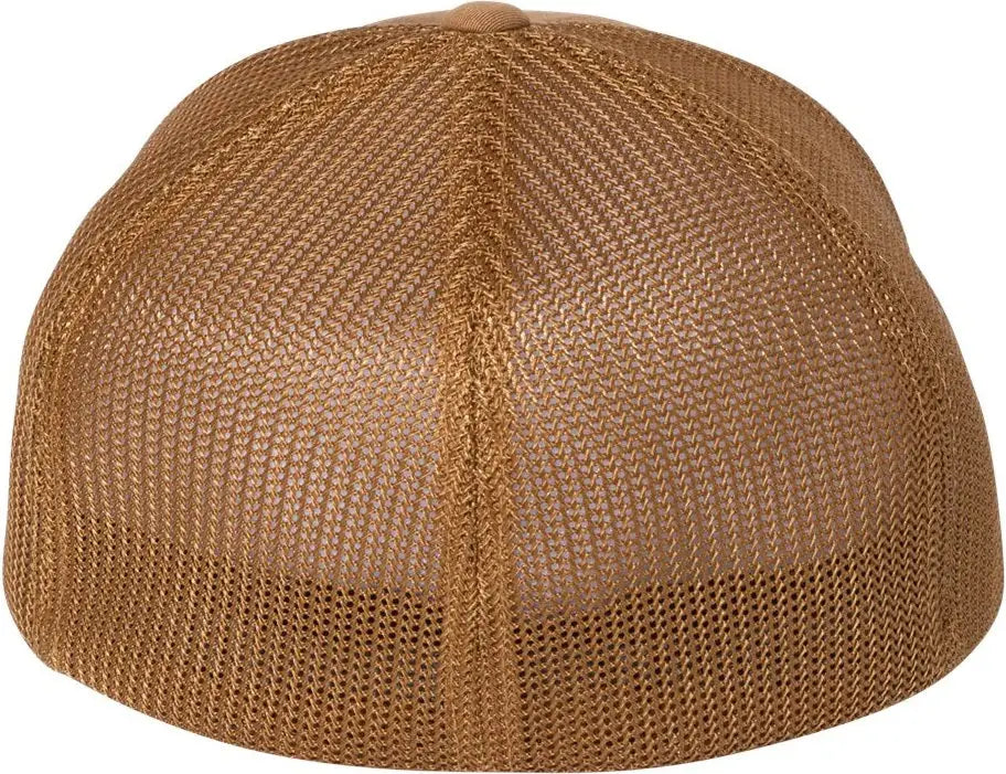 Flexfit 6511 Trucker Cap - Caramel - Burnt Orange / one Size Fits Most