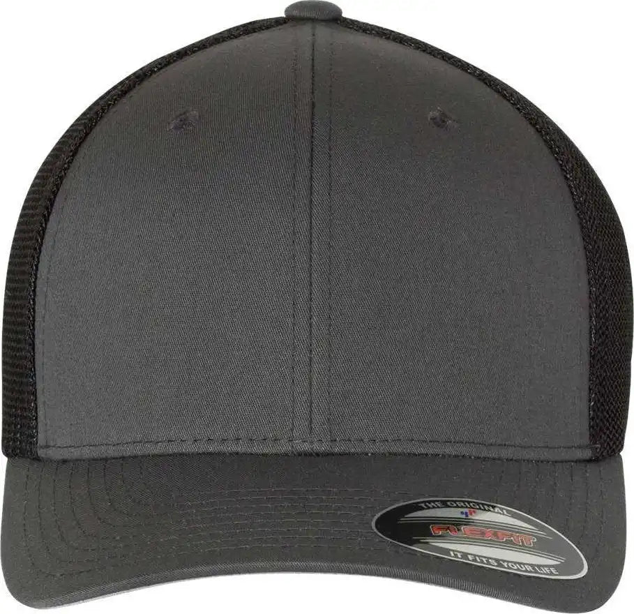 Flexfit 6511 Trucker Cap Charcoal Black Dark Gray / 6 7/8’’ 7 1/2’’