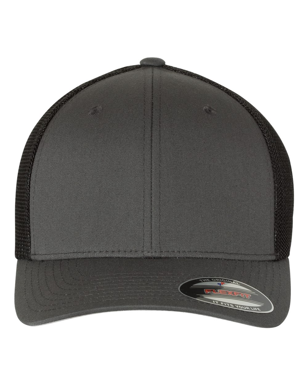 Flexfit 6511 Trucker Cap - Charcoal Black